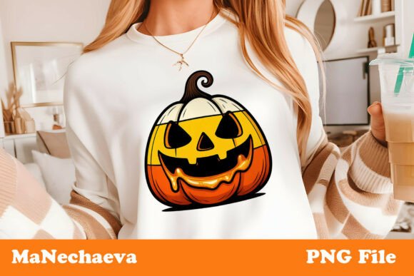 Download Candy Corn Pumpkin Sublimation PNG - Sublimation Collection