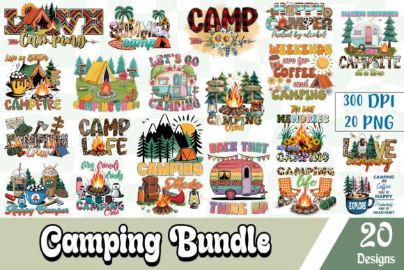 Download Camping Sublimation Bundle - Sublimation Collection