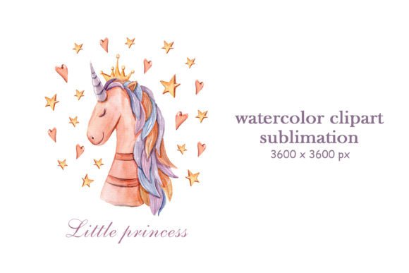 Download Watercolor Cute Unicorn Sublimation - Sublimation Collection