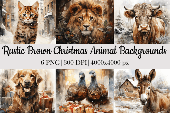 Download Christmas Animal Background - Premium Resources
