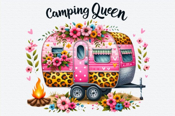 Download Camping Queen Sublimation Sister Png - Sublimation Collection