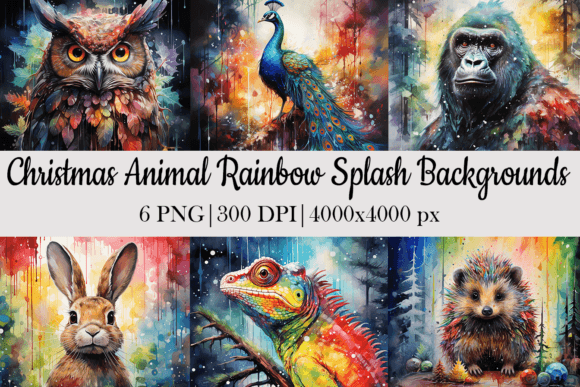 Download Christmas Animal Background - Premium Resources