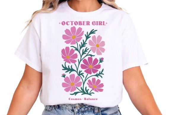 Download Birth Flower October Cosmos SVG - October Collection