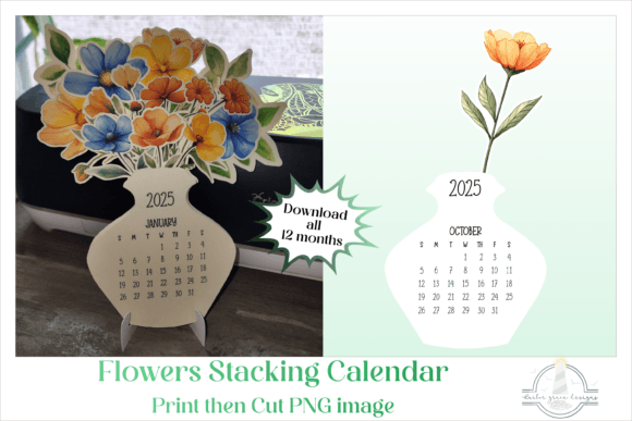 Download OCTOBER 2025 Print then Cut Calendar - October Collection