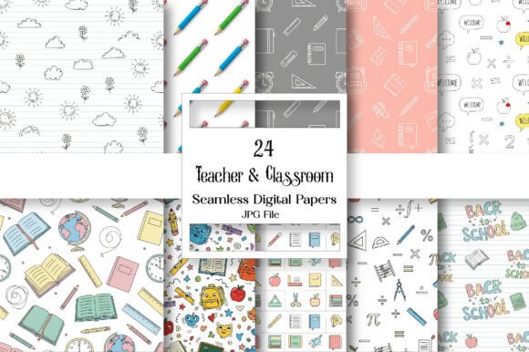 Download Teacher &amp; Classroom Digital Papers - Classroom digital papers Collection