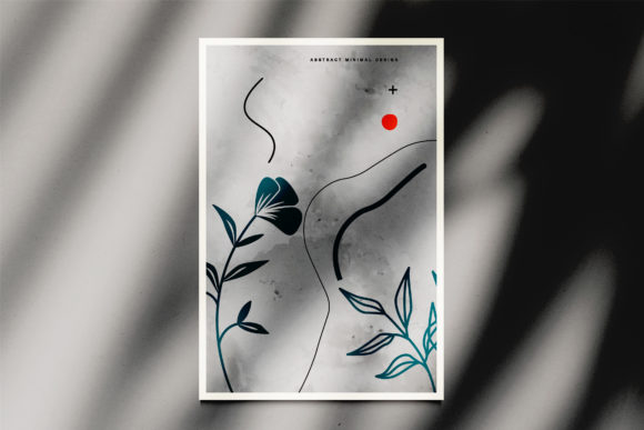 Download Minimalist Botanical Abstract Background - Botanical Collection
