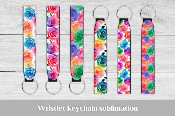 Download Wristlet Keychain Flower Sublimation - Sublimation Collection
