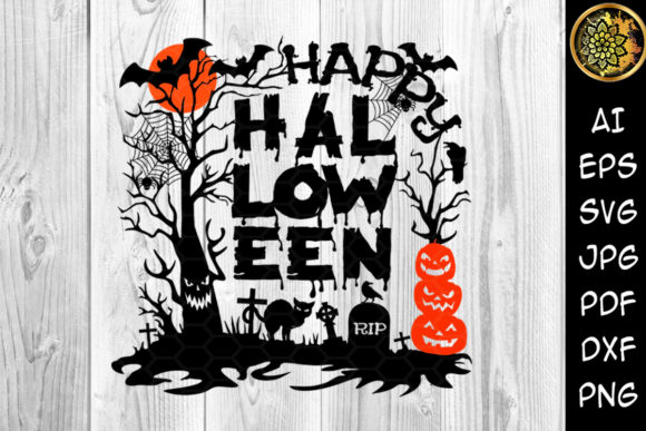 Download Happy Halloween SVG Cut Files 12x12 in - 12x12 Collection