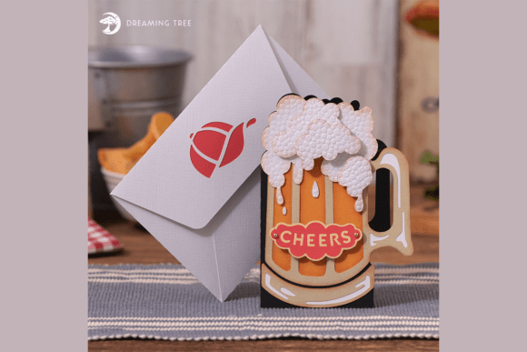 Download Father's Day Cheers Card SVG - Father Collection