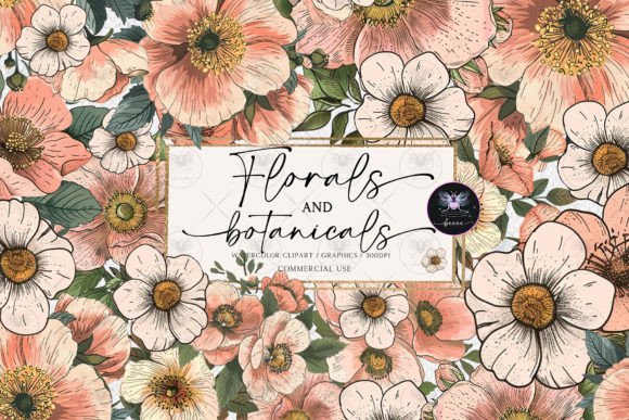 Download Botanical Floral Clipart Set - Botanical Collection